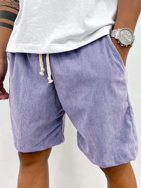 Cole Corduroy Shorts Herre – Casual Korte Bukser i Ribstof
