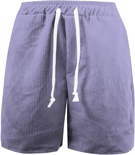 Cole Corduroy Shorts Herre – Casual Korte Bukser i Ribstof