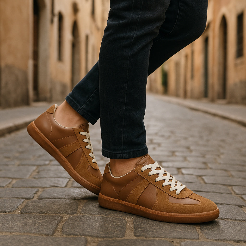 Snøre Sneakers Herre – Skridsikre med Komfortabelt Greb