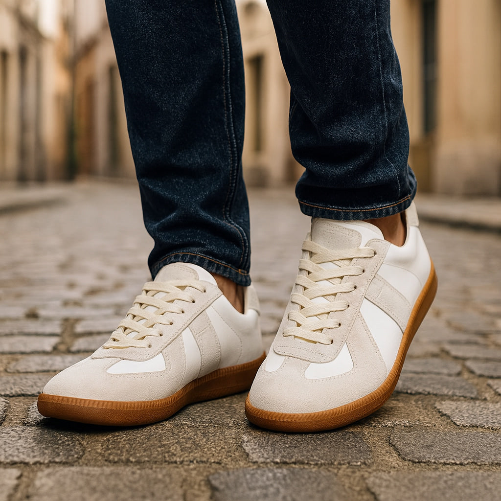 Snøre Sneakers Herre – Skridsikre med Komfortabelt Greb
