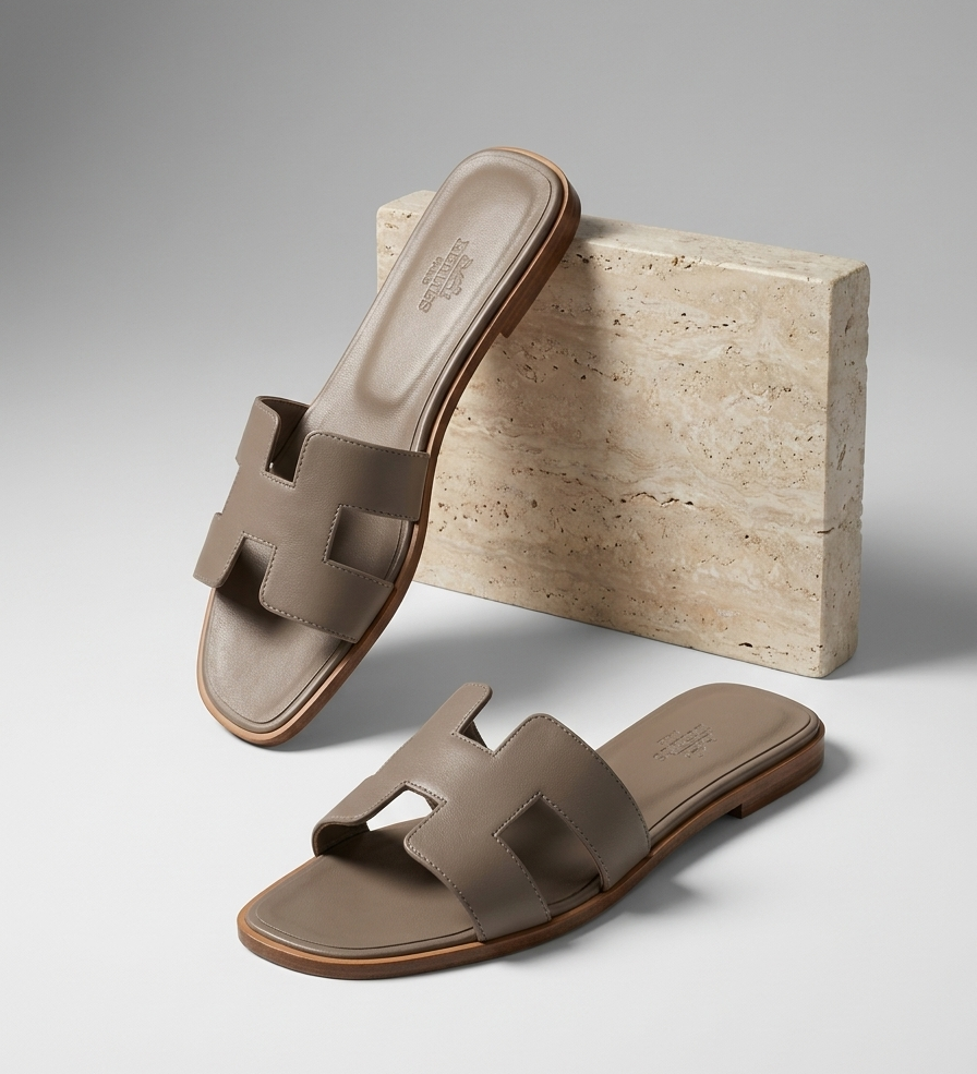 Helena | Damer Læder Slippers