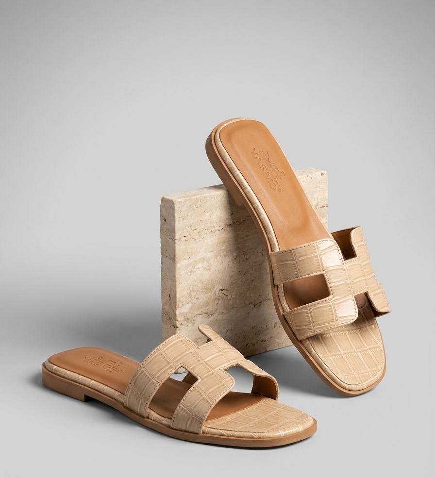 Helena | Damer Læder Slippers