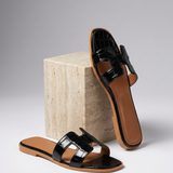 Helena | Damer Læder Slippers