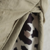 Leopardprint Mellemlang Jakke