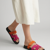 Nerio | Unisex Lædersandaler med Bred Rem