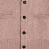 Herre cardigan med V-hals, knapper og to frontlommer