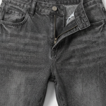 Herrejeans med løs pasform, lige ben og fem lommer