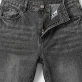 Herrejeans med løs pasform, lige ben og fem lommer