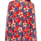 Bikini med bøjle – Blomsterprint og bluse
