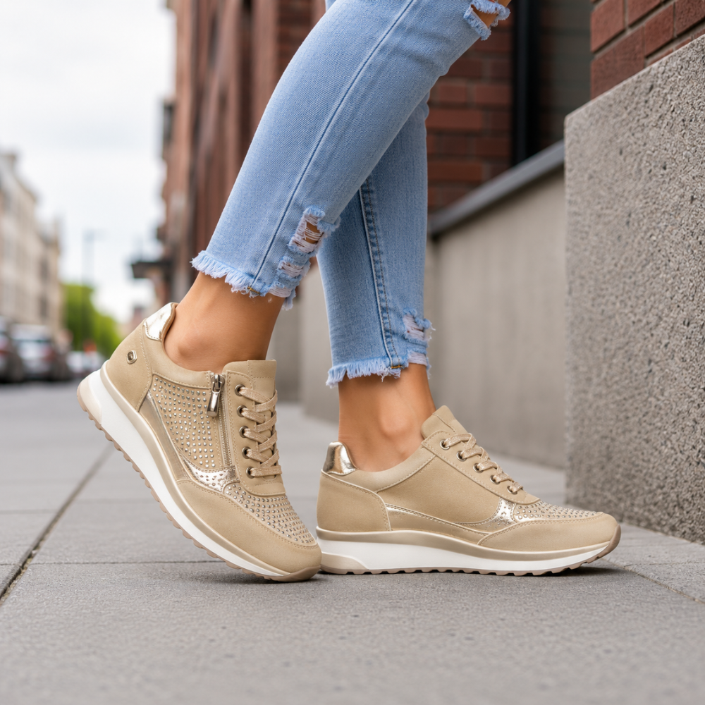 Otto | Sneakers med Lynlås og Snørelukning