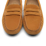 Loafers Herre i Suede-Look – Mokkasin Stil med Blødt Foer