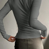 Aurelia Rib Henley Sommer Top