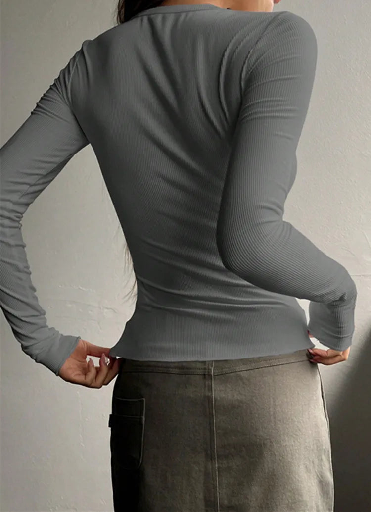Aurelia Rib Henley Sommer Top
