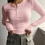 Aurelia Rib Henley Sommer Top
