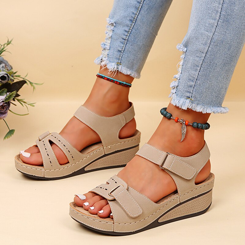 Sandaler Ortopædiske Komfortable Stilfulde Dame Sommer Komfort Sko