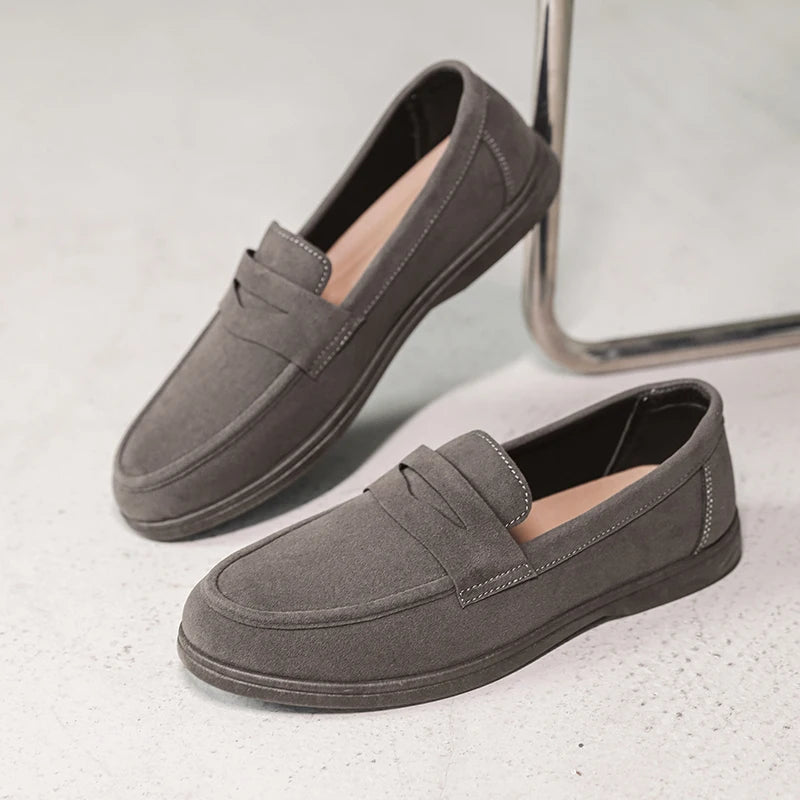 Letvægts Slip-On Loafers Herre – Åndbare med Skridsikker Sål