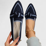 Marisol Loafers Dame – Casual Slip-On med Sløjfedetalje