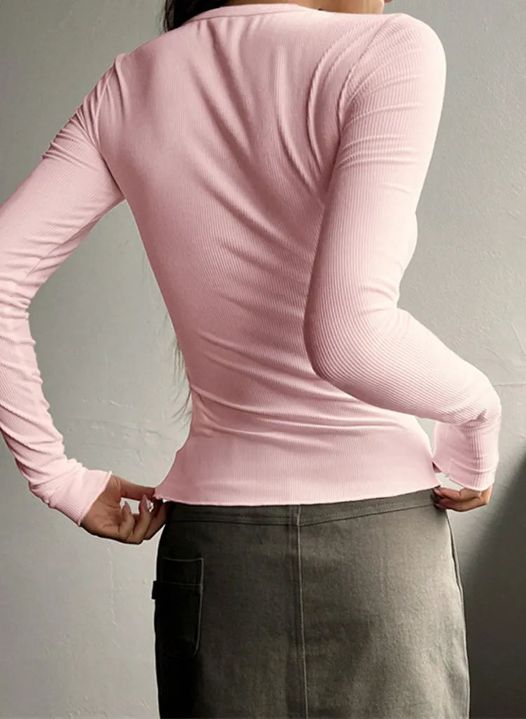 Aurelia Rib Henley Sommer Top