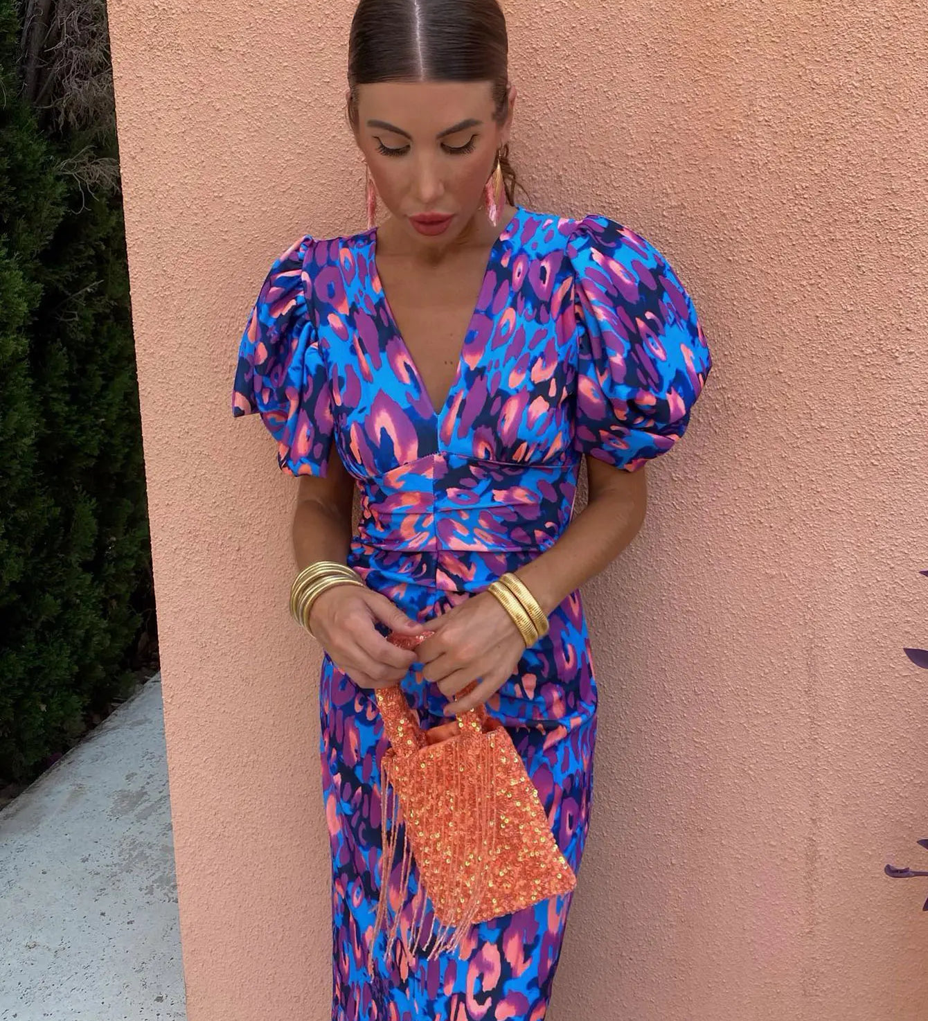 Gwen | Farverig sommerkjole med chic snit