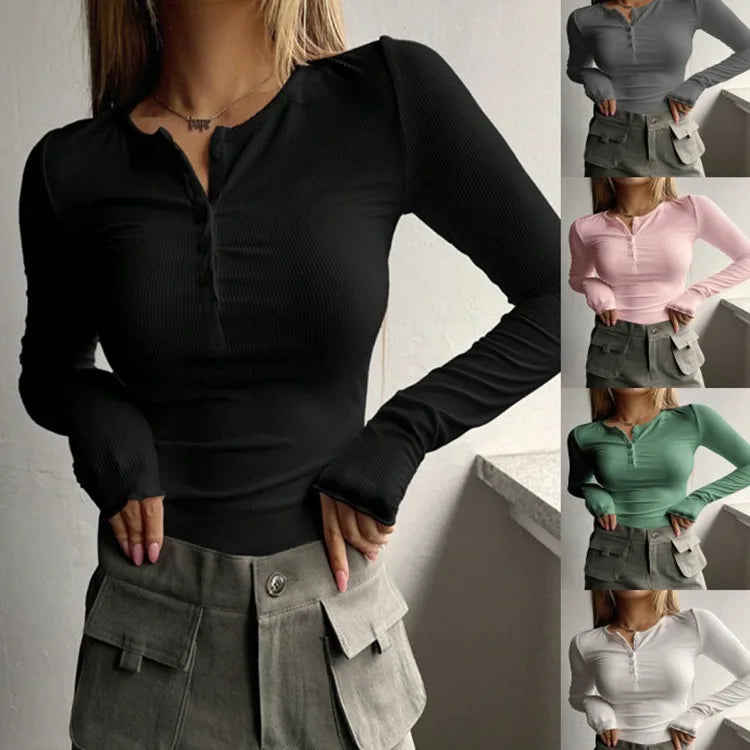 Aurelia Rib Henley Sommer Top