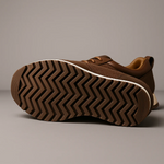 Unisex sneakers med snørebånd, rund tå og strukturerede sidepaneler