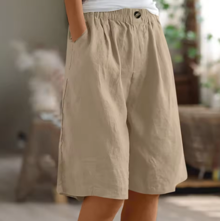 Skylar | Afslappede Sommer Shorts med Elastisk Talje