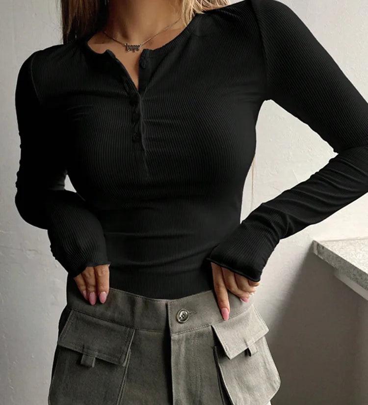 Aurelia Rib Henley Sommer Top