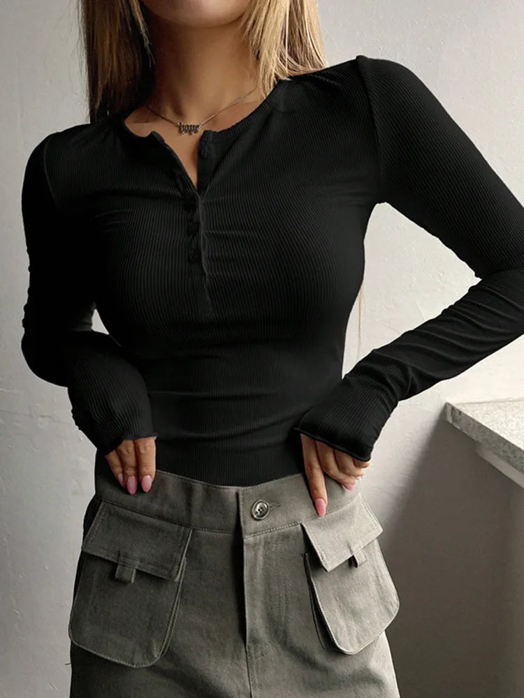 Aurelia Rib Henley Sommer Top