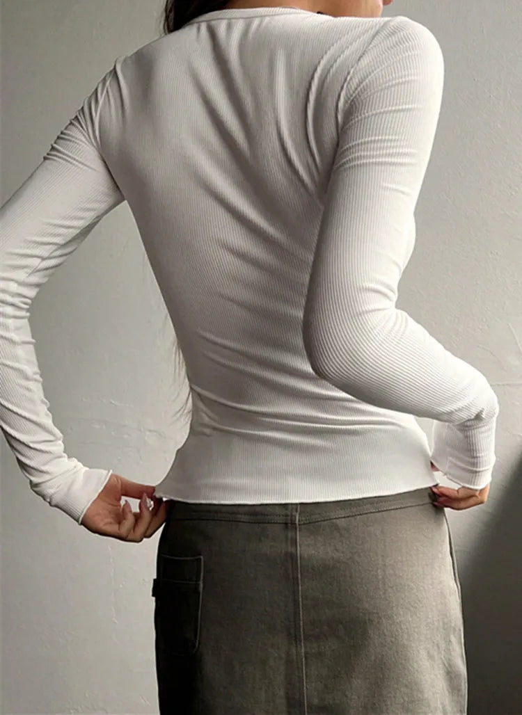 Aurelia Rib Henley Sommer Top