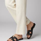 Helena | Damer Læder Slippers