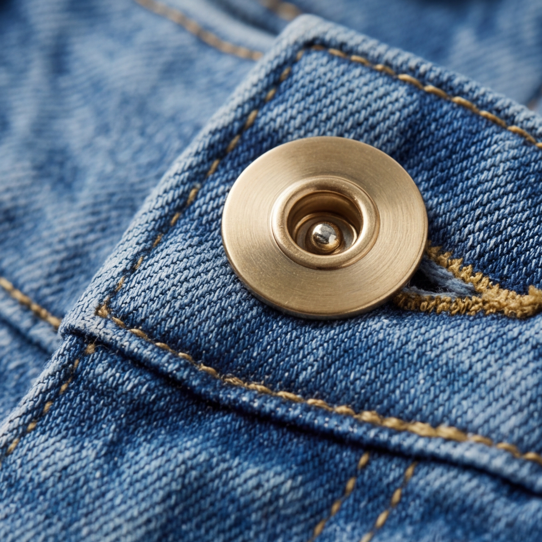 Jeans Baggy Brede Ben Knapfront Retro Komfortable Dame Hverdag Casual Stil – Revelle