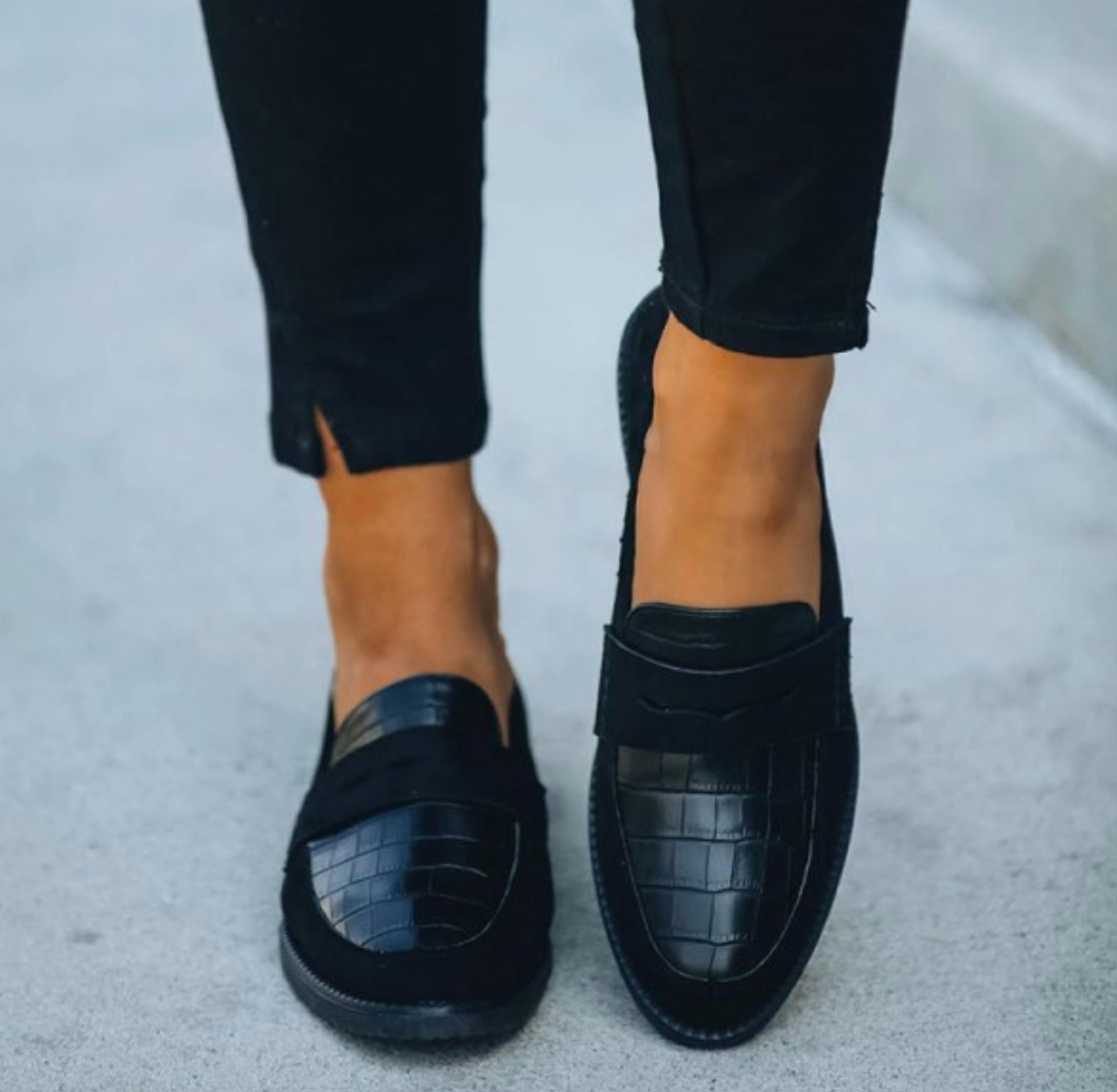 Kvinders Loafers – Stilfulde Formelle Loafers med Lav Hæl