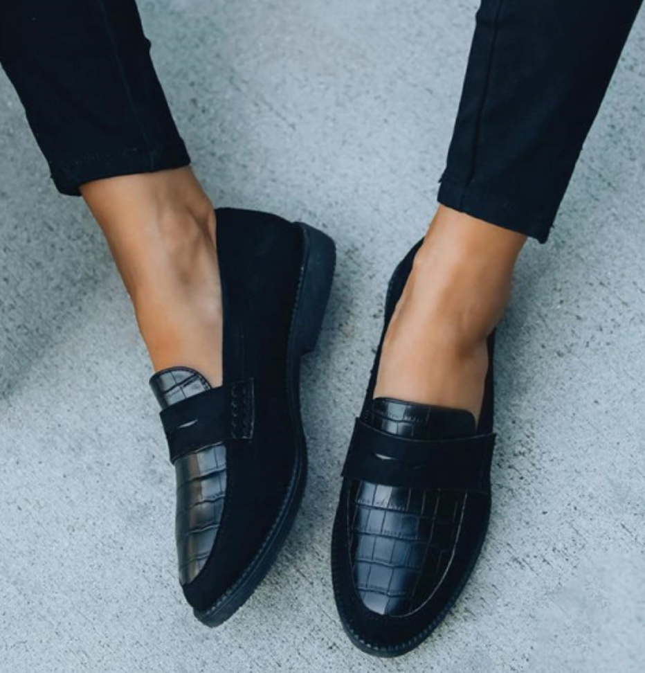 Kvinders Loafers – Stilfulde Formelle Loafers med Lav Hæl
