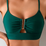 Bikini med metaldetalje – Høj talje til sommer