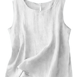 Claire | Let tanktop i bomuld og linned