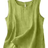 Claire | Let tanktop i bomuld og linned