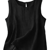 Claire | Let tanktop i bomuld og linned