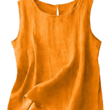 Claire | Let tanktop i bomuld og linned