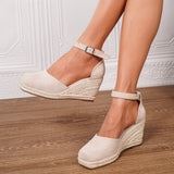 Sandaler med kilehæl – Justerbar sommerkomfort