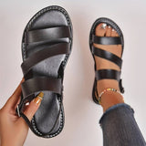 Sandaler Tre Stropper Komfortable Stilfulde Dame Sommer Hverdag Sko Alina