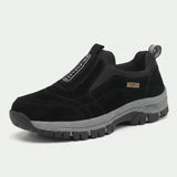 Herre slip-on vandresneaker med grov sål og polstret skaft