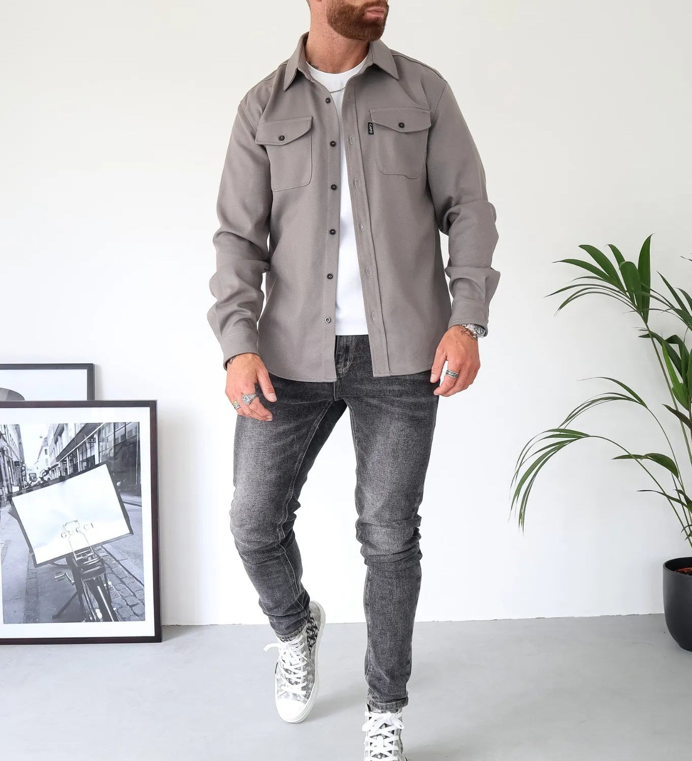 Noah | Herre Overshirt Jakke med Brystlommer