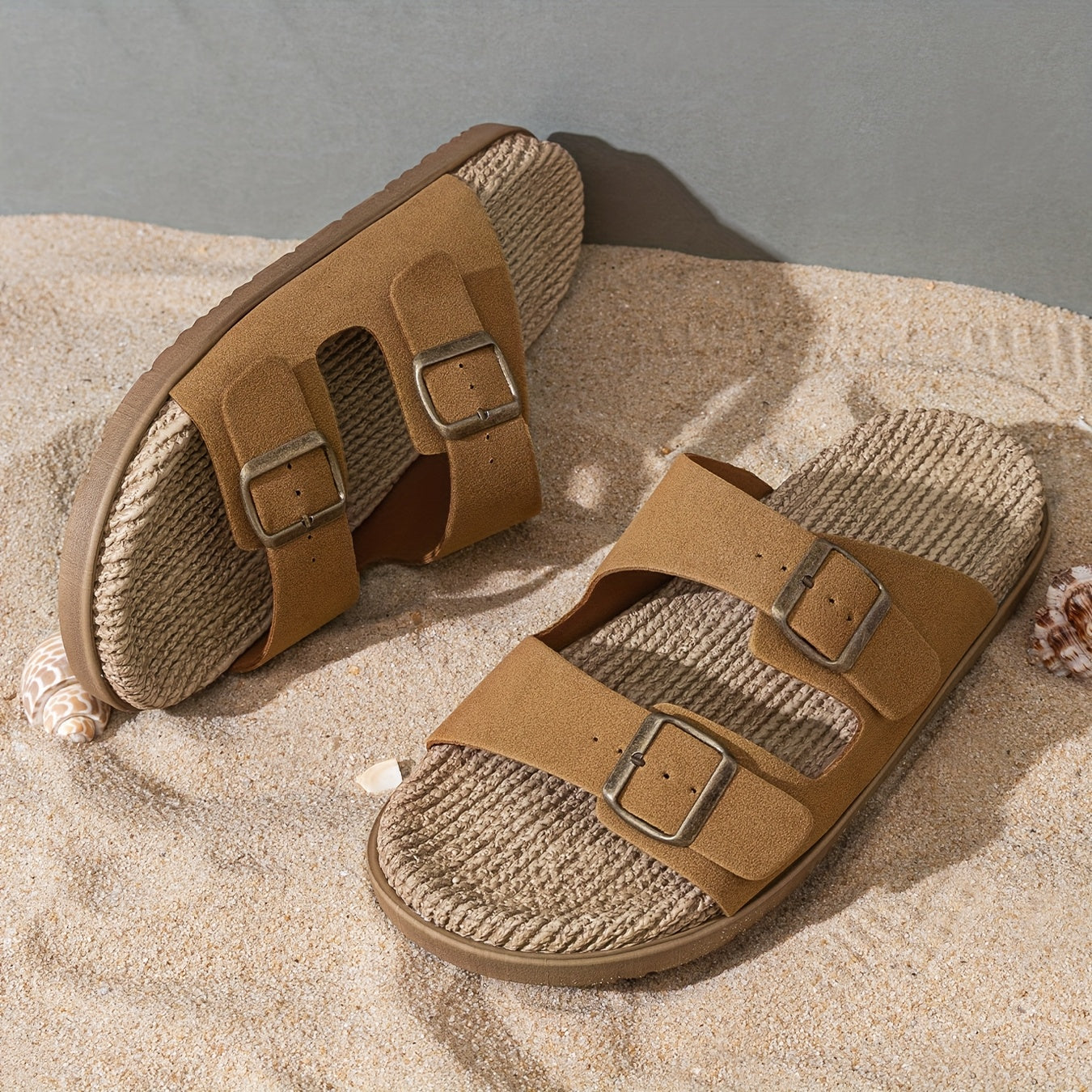 GripStep Herre Sandaler – Sommer Sandaler med Justerbare Spænder