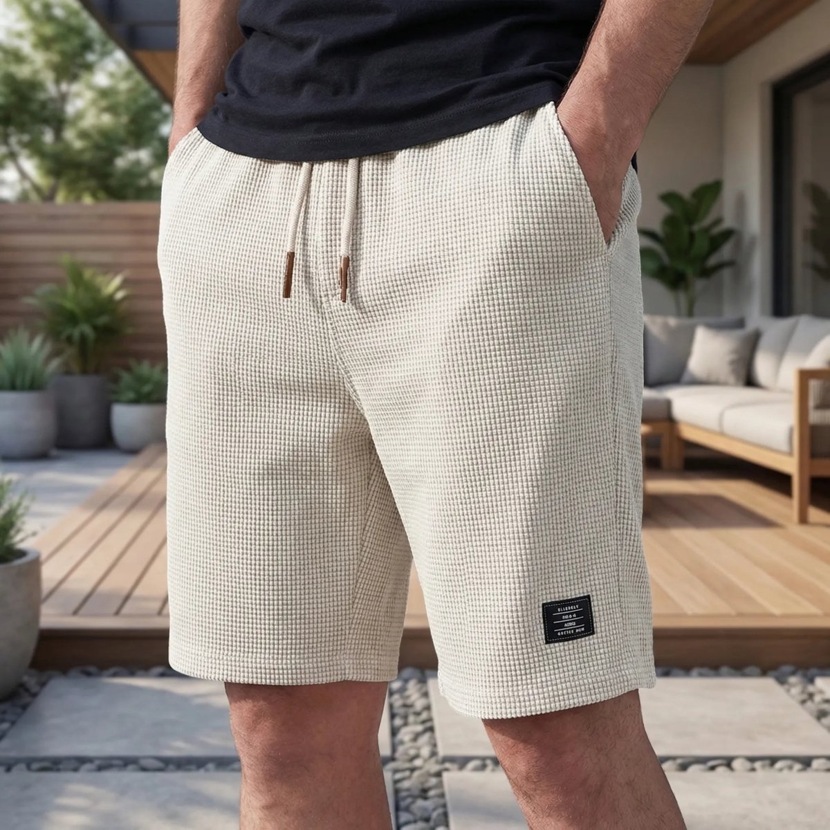 Korte Bukser til Mænd – Afslappet Sommershorts med Lommer
