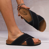 Herre Sandaler med Krydsede Remme – Casual Urban Sommer Stil