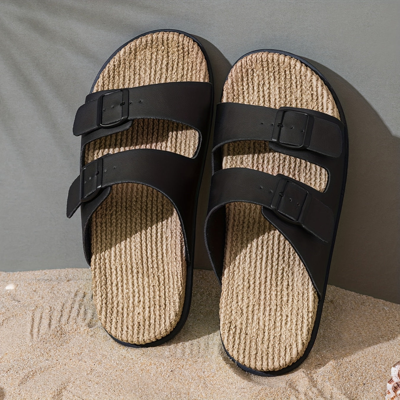 GripStep Herre Sandaler – Sommer Sandaler med Justerbare Spænder