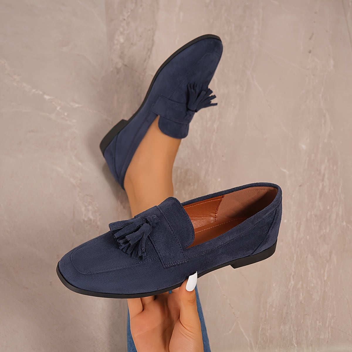 Soléna™ Loafers Dame | Elegant & Stabil – Komfort til Daglig Brug