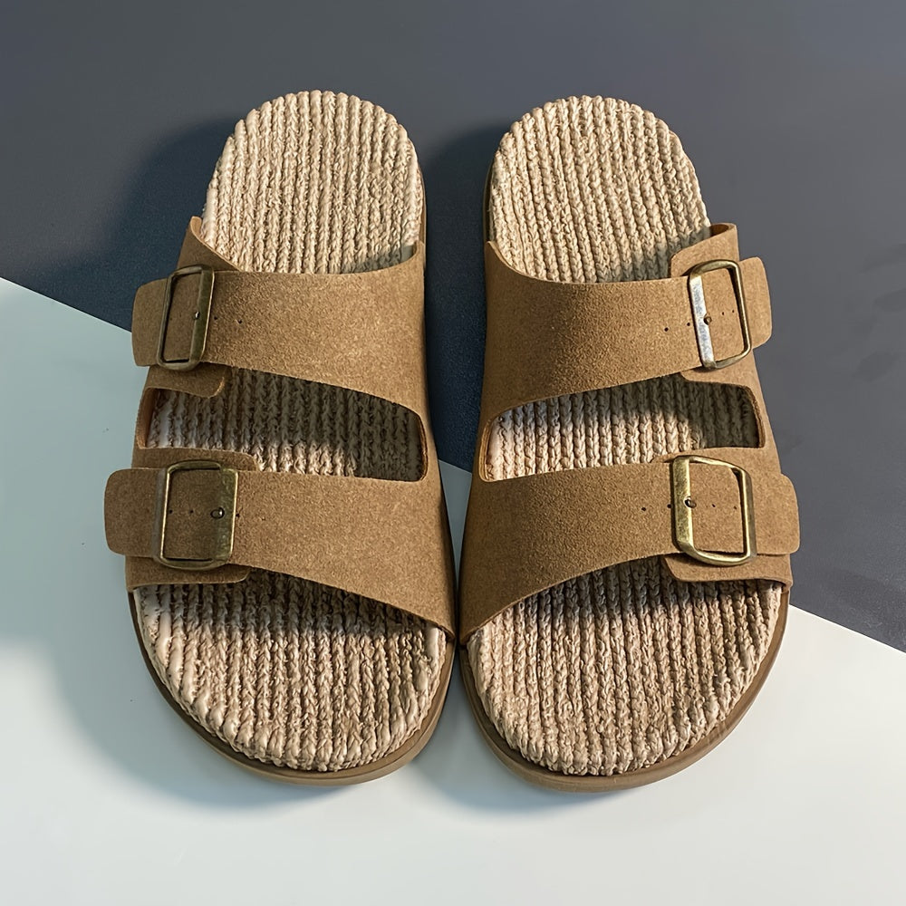 GripStep Herre Sandaler – Sommer Sandaler med Justerbare Spænder