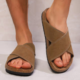 Herre Sandaler med Krydsede Remme – Casual Urban Sommer Stil
