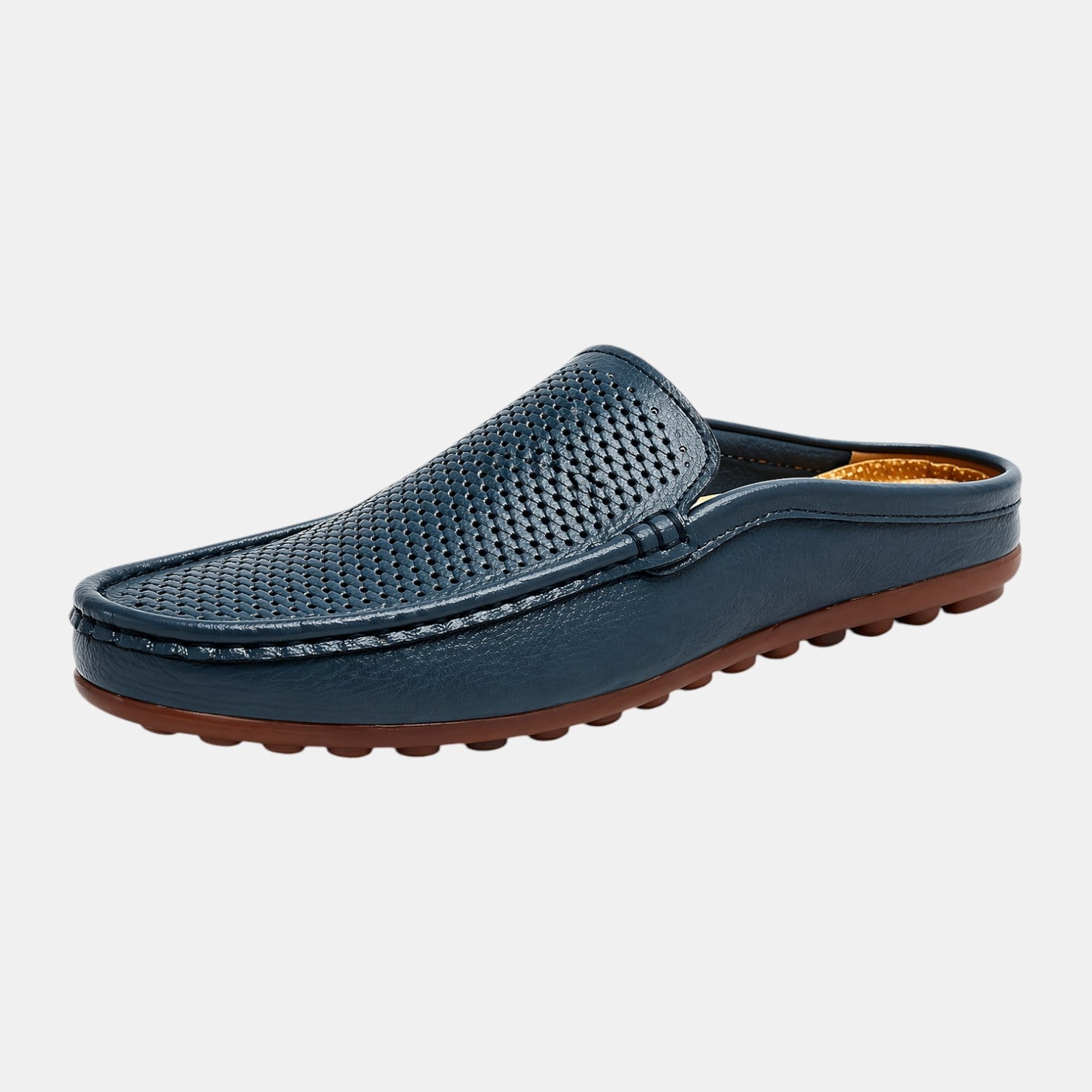 Belcien Læder Mule Herre – Åbne Sommer Sandaler i Læder